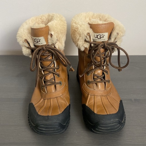 UGG Adirondack III Waterproof Leather
Winter Bootie Camel Size 7.5 - Picture 3 of 14